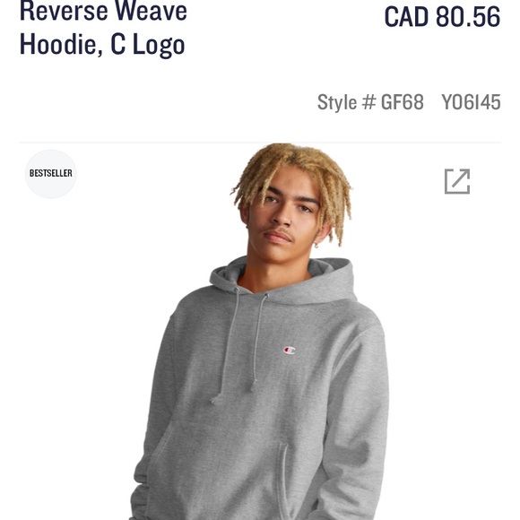 Grey Champion Hoodie - Picture 2 of 4